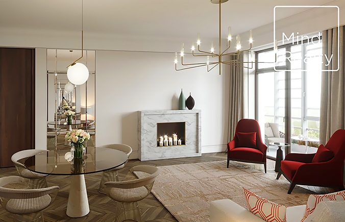 Продажа 4-комнатной элитной квартиры в ЖК Turandot Residences. площадь 128.30м2