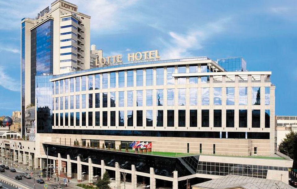 Аренда офиса в Москве, в БЦ Lotte Plaza. Возле метро Смоленская. Москва г, Новинский б-р, д 8. Площадь: 282.00 кв.м. Цена: $ 21 150