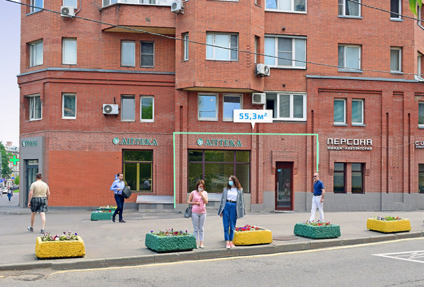 Продажа торговой площади в Москве, в жилом доме. Возле метро Новослободская. Москва г, Селезневская ул, д 4. Площадь: 55.30 кв.м. Цена: 54 000 000 руб