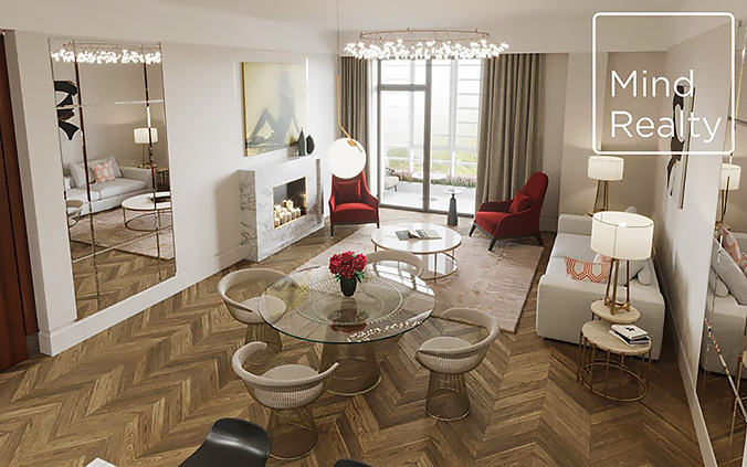 Продажа 5-комнатной элитной квартиры в ЖК Turandot Residences. площадь 222.50м2