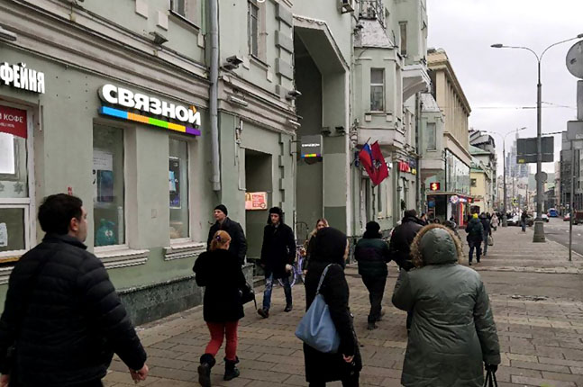 Аренда торговой площади в Москве. Возле метро Менделеевская. Москва г, Новослободская ул, д 26 стр. 1. Площадь: 119.80 кв.м. Цена: 700 000 руб