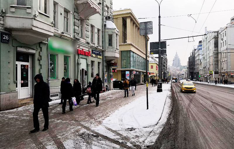 Аренда торговой площади в Москве. Возле метро Менделеевская. Москва г, Новослободская ул, д 26 стр. 1. Площадь: 95.10 кв.м. Цена: 730 000 руб