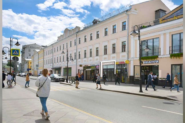 Аренда торговой площади в Москве. Возле метро Новокузнецкая. Москва г, Пятницкая ул, д 16. Площадь: 78.20 кв.м. Цена: 1 250 000 руб