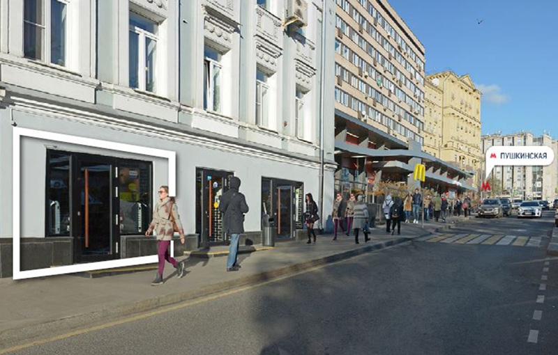 Продажа торговой площади в Москве, в жилом доме. Возле метро Пушкинская. Москва г, Бронная Б. ул, д 27/4. Площадь: 23.10 кв.м. Цена: 58 000 000 руб