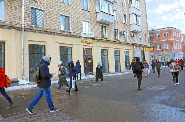 Продажа торговой площади в Москве, в жилом доме. Возле метро Шаболовская. Москва г, Шаболовка ул, д 30/12. Площадь: 22.00 кв.м. Цена: 60 480 000 руб